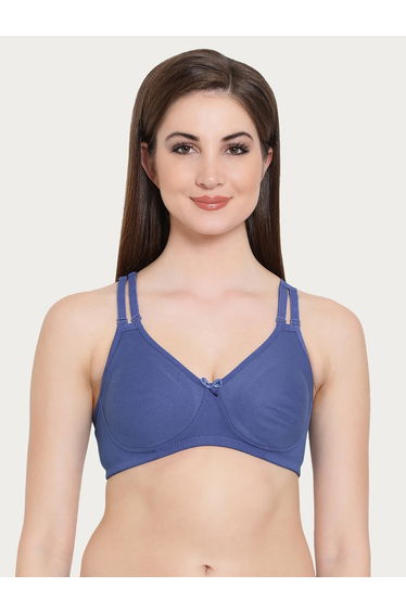 Cotton Non-Padded Non-Wired Full Coverage Multiway T-Shirt Bra