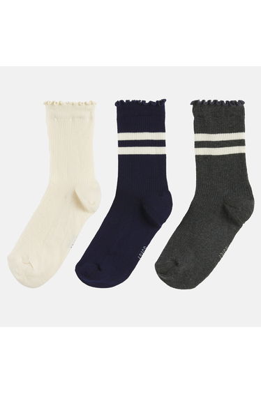 Pack of 3 Pairs of Crew Socks