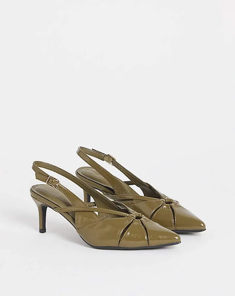 Slingback Point Heel Extra Wide Fit - 2