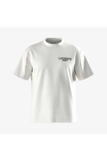 Back Print Graphic T-Shirt Flour