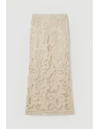 تنورة بحر كارين ميلين باللون الكريمي