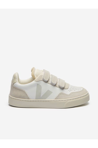 Veja Kids Leather Small V-90 Trainers in White