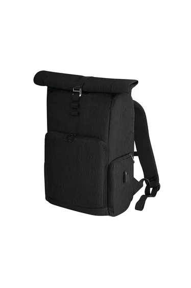 Quadra Q-tech Charge Roll Up Backpack - Black