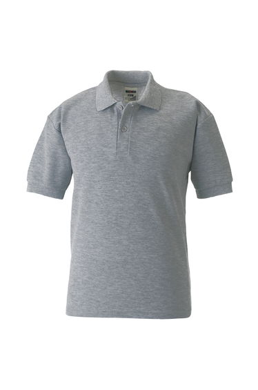 Jerzees Schoolgear Childrens 65/35 Pique Polo Shirt (Pack of 2) - Light Oxford