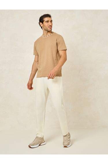 Eco Earth Slim Terry Open Hem Jogger with Welt Pockets