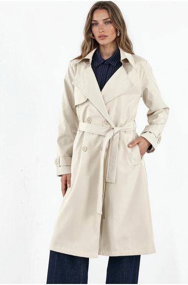 BDART Double Breasted Lined Trench Coat