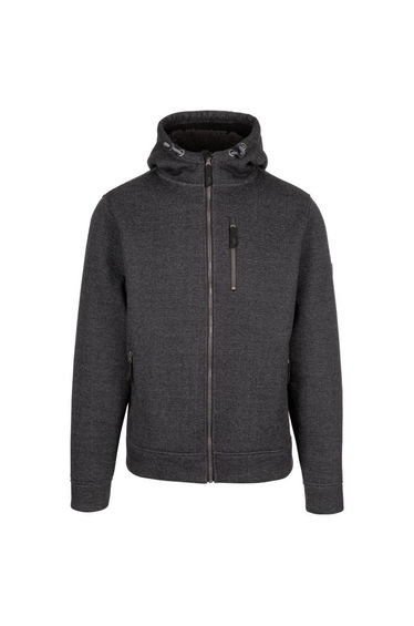 Trespass Mens Truther Marl Jacket - Black Marl