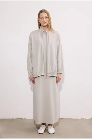 طقم توشيه بريفيه باللون الرمادي