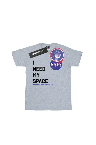 NASA Mens I Need My Space T-Shirt - Sports Grey