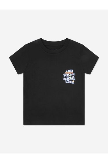 Anti Social Social Club Kids Butterfly T-Shirt in Black