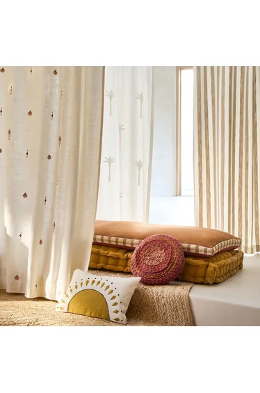 Ramla Cotton Curtain with Eyelets