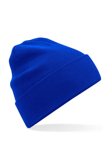 Beechfield Original Cuffed Organic Cotton Beanie - Bright Royal Blue