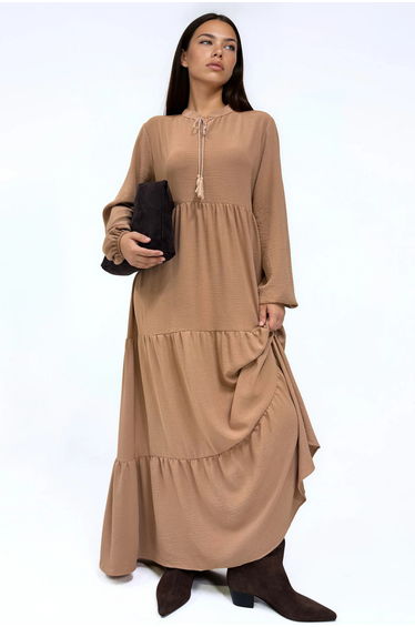 BDART Maxi Dress with Bow Tie