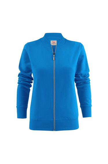 Printer Womens/Ladies Javelin Sweat Jacket - Ocean Blue
