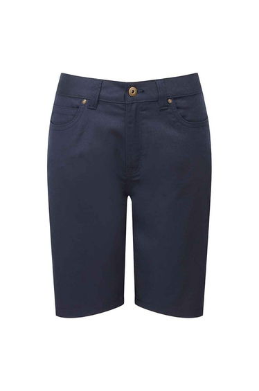 Premier Womens/Ladies Performance Casual Shorts - Navy