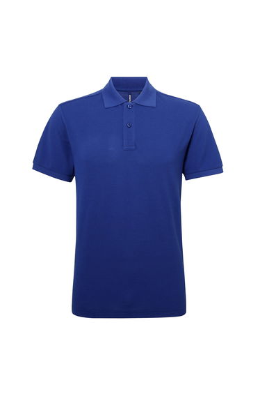 Asquith & Fox Mens Short Sleeve Performance Blend Polo Shirt - Royal