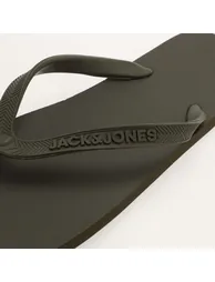 Men's Jack Jones 2 Pack Basic EVA Flip Flops in Black - 4