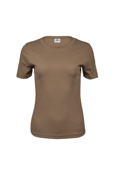 Tee Jays Womens/Ladies Interlock T-Shirt - Wood