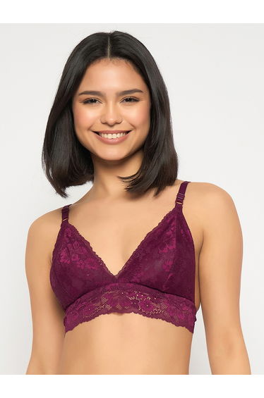 Non-Padded Non-Wired Demi Cup Longline Bralette