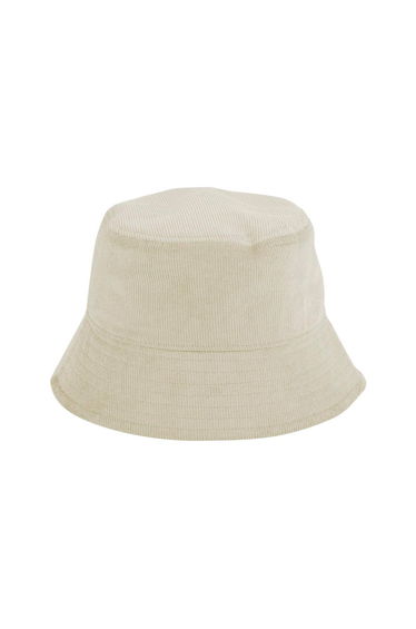Beechfield EarthAware Cord Organic Bucket Hat - Stone