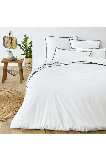 شرشف سرير قطن بحواف مطاطية