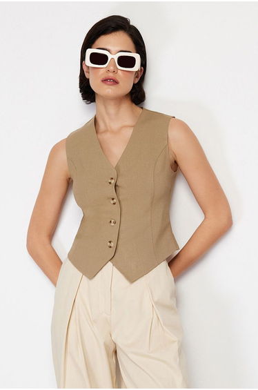 Mink Premium Regular Woven Vest
