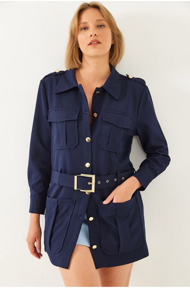 Women's Casual Cargo Jacket