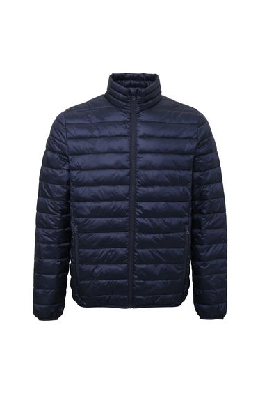 2786 Mens Terrain Long Sleeves Padded Jacket - Navy