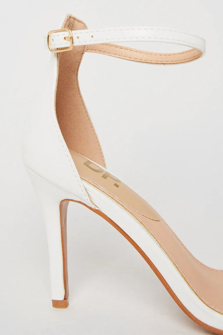Wide Fit Tyla High Stiletto Barely There Heeled Sandals - 3