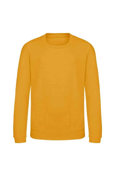 AWDis Just Hoods Childrens/Kids Sweatshirt - Mustard Yellow
