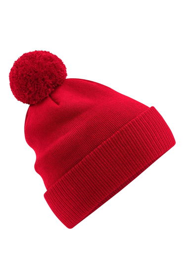 Beechfield Snowstar Organic Cotton Beanie - Classic Red