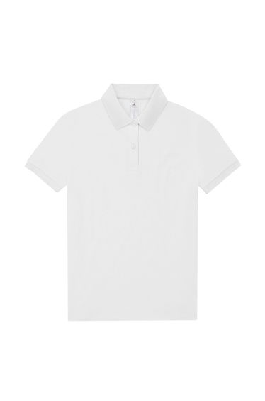 B&C Womens/Ladies My Polo Shirt - White