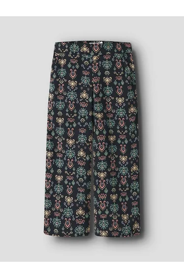 Printed Loose Fit Trousers