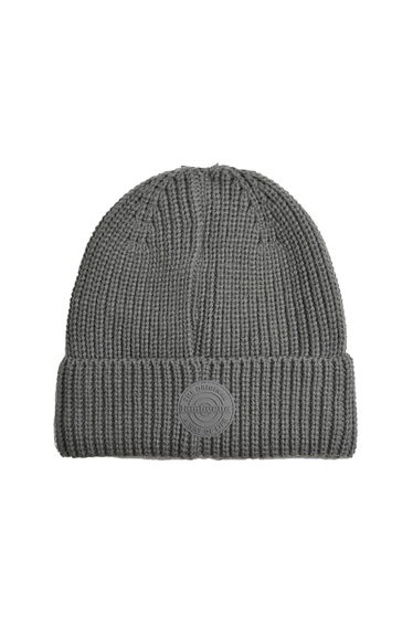 Lambretta Logo Fleece Beanie - Charcoal