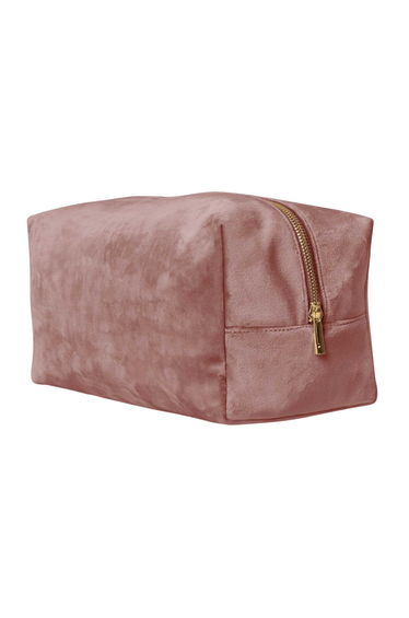Bagbase Velvet Toiletry Bag - Rose Quartz