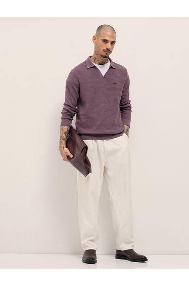 Men Cotton Solid Slim Fit Polo