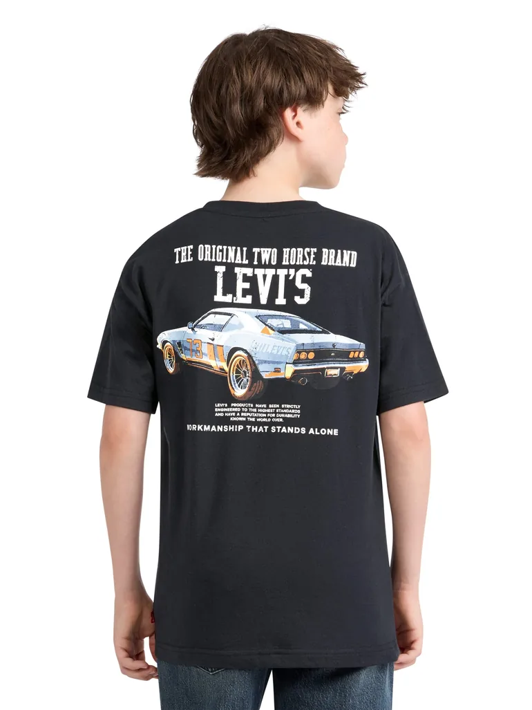 Levi's Boys Rev The Engine T-Shirt in Black - 1