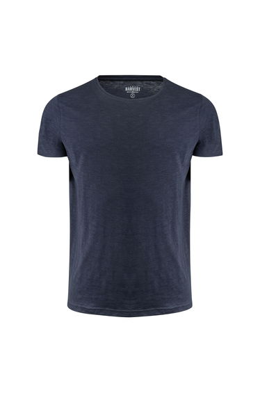 James Harvest Mens Twoville Melange T-Shirt - Navy