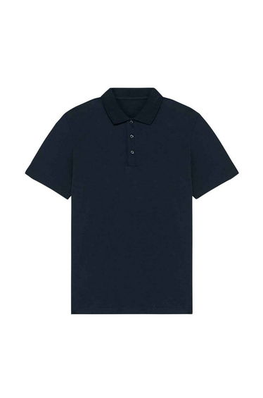 Native Spirit Mens Jersey Polo Shirt - Navy Blue