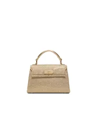 حقيبة يد الدو باللون الذهبي