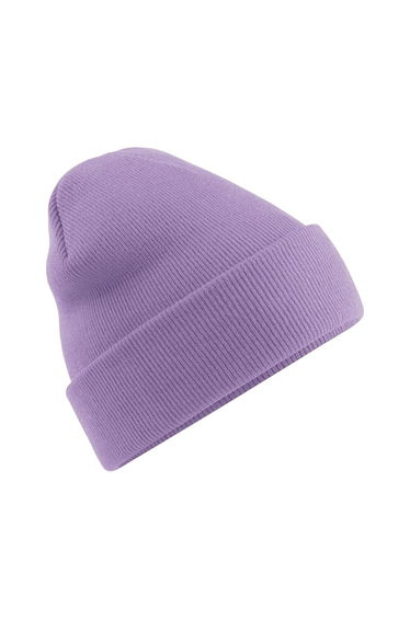 Beechfield Soft Feel Knitted Winter Hat - Lavender