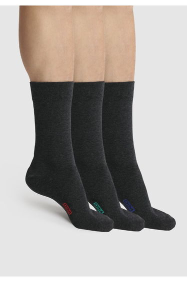 Pack of 3 Pairs Cotton Socks
