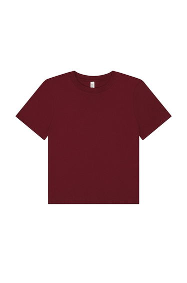 Bella + Canvas Womens/Ladies Heavy Duty Boxy T-Shirt - Maroon