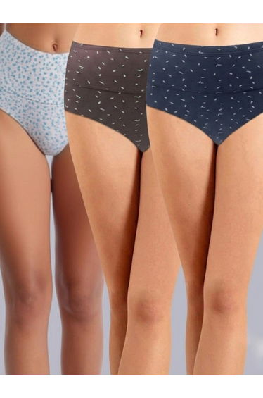 Pack of 3 - Cotton Full Coverage Tummy Tucker Briefs