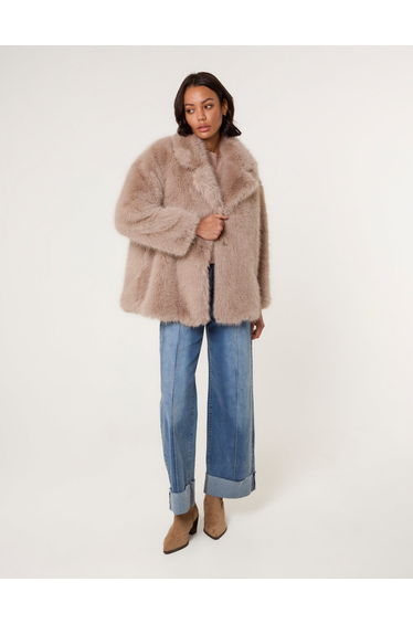 Short Faux Fur Coat