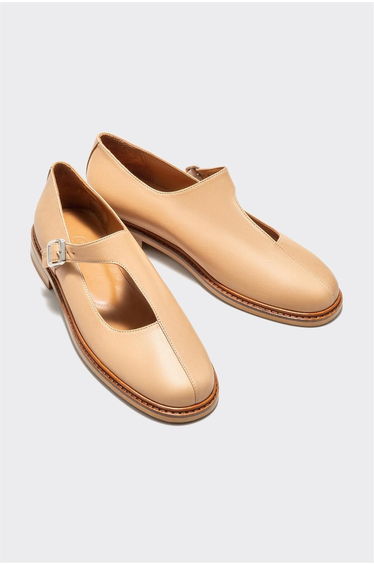 Natural Leather Women's Casual Shoes