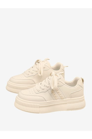 Women Lace Up Casual Sneakers