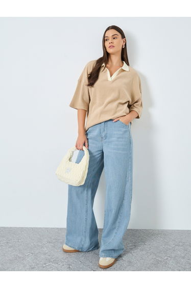 High Rise Wide Leg Jeans