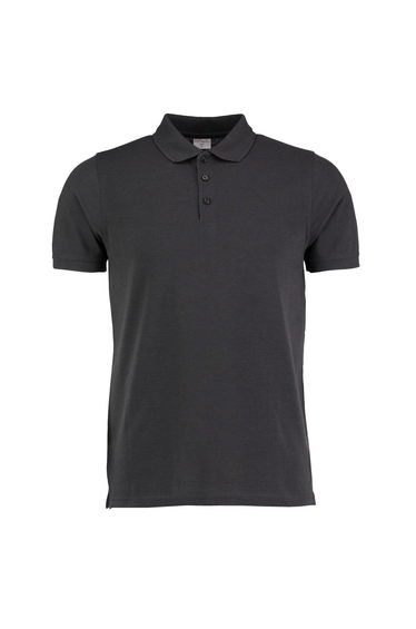 Kustom Kit Mens Klassic Superwash 60°C Heavyweight Slim Polo Shirt - Graphite