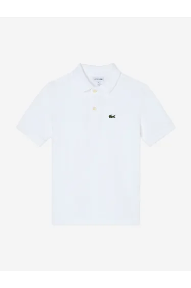 بلوزة بولو ولادي - أبيض